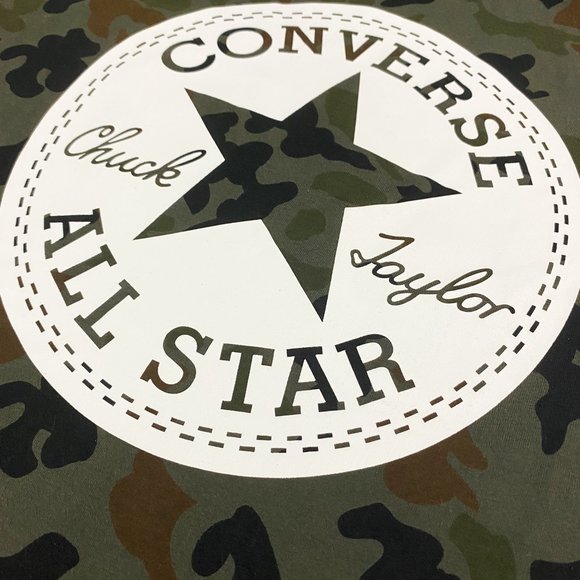 Converse Men's Chuck Patch Short Sleeve T-Shirt Small Camo - Picture 3 of 6